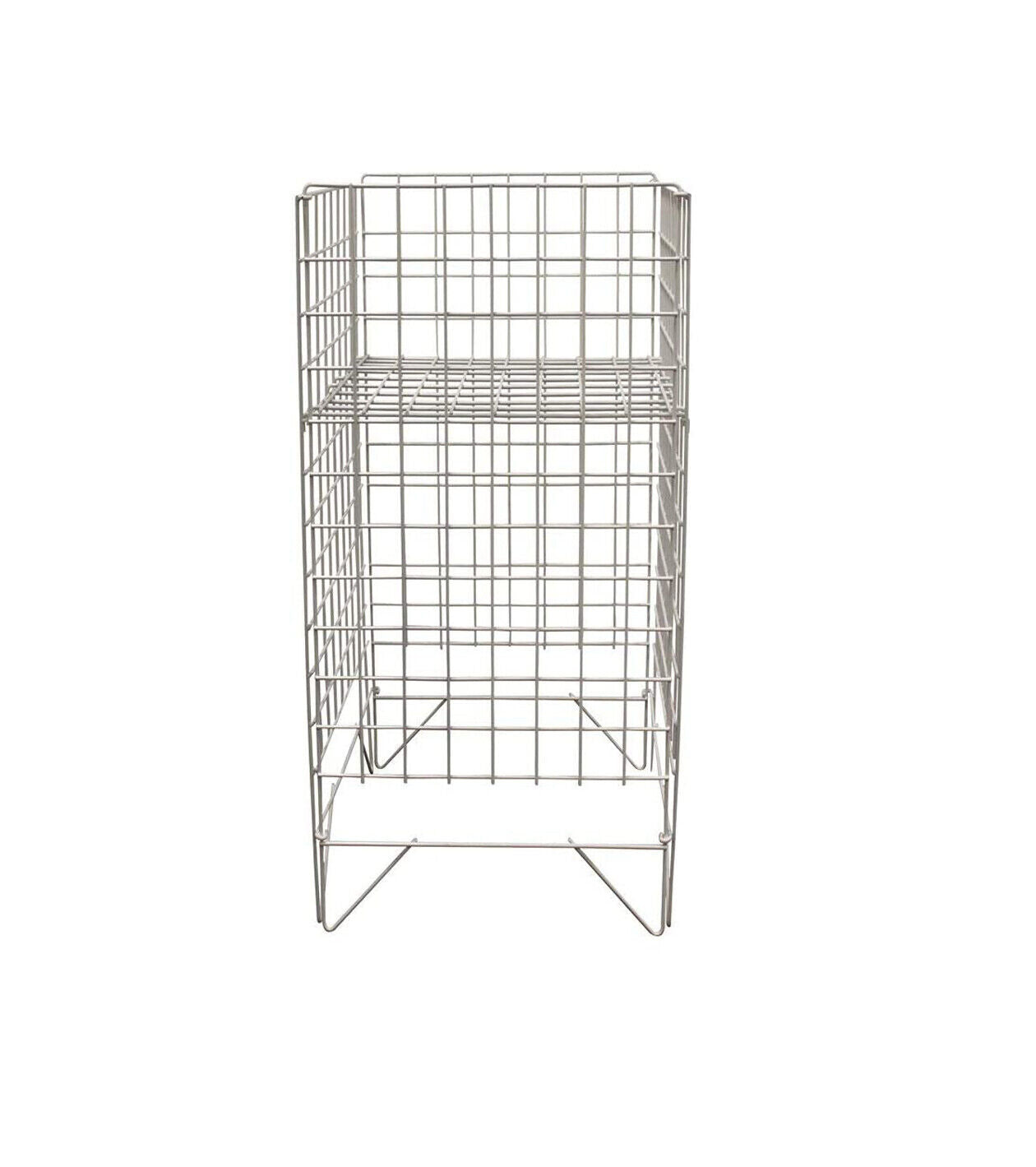White Wired Dump Bin – Retail Display Basket