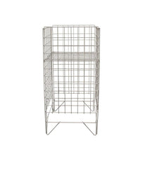 White Wired Dump Bin – Retail Display Basket