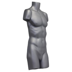 Adult Male Full Silver Hanging Body Form Display Mannequin