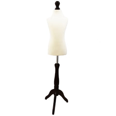 Children Tailors Dummy Age 6-8 Years White With Choice of Black Tripod stands