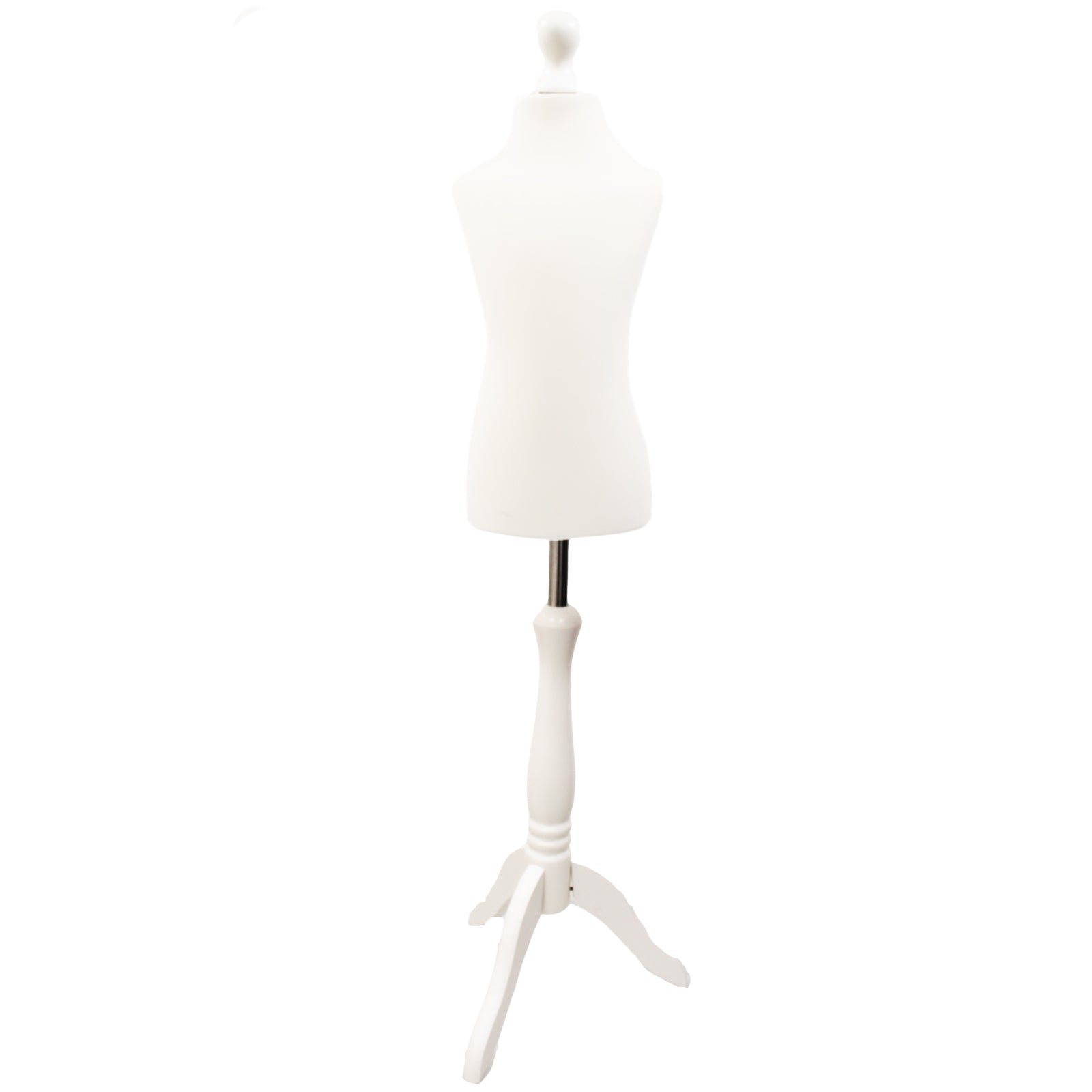 Children Tailors Dummy Age 6-8 Years White With Choice of white Tripod stands