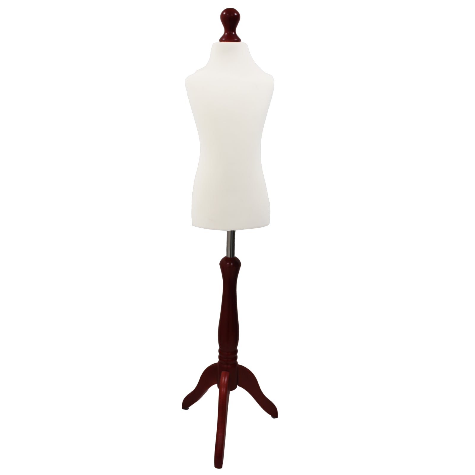 Children Tailors Dummy Age 6-8 Years White With Choice of Red Tripod stands