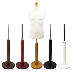 Children's Dressmakers Mannequin Age 10-12 Years White With Choice of Round Base stands
