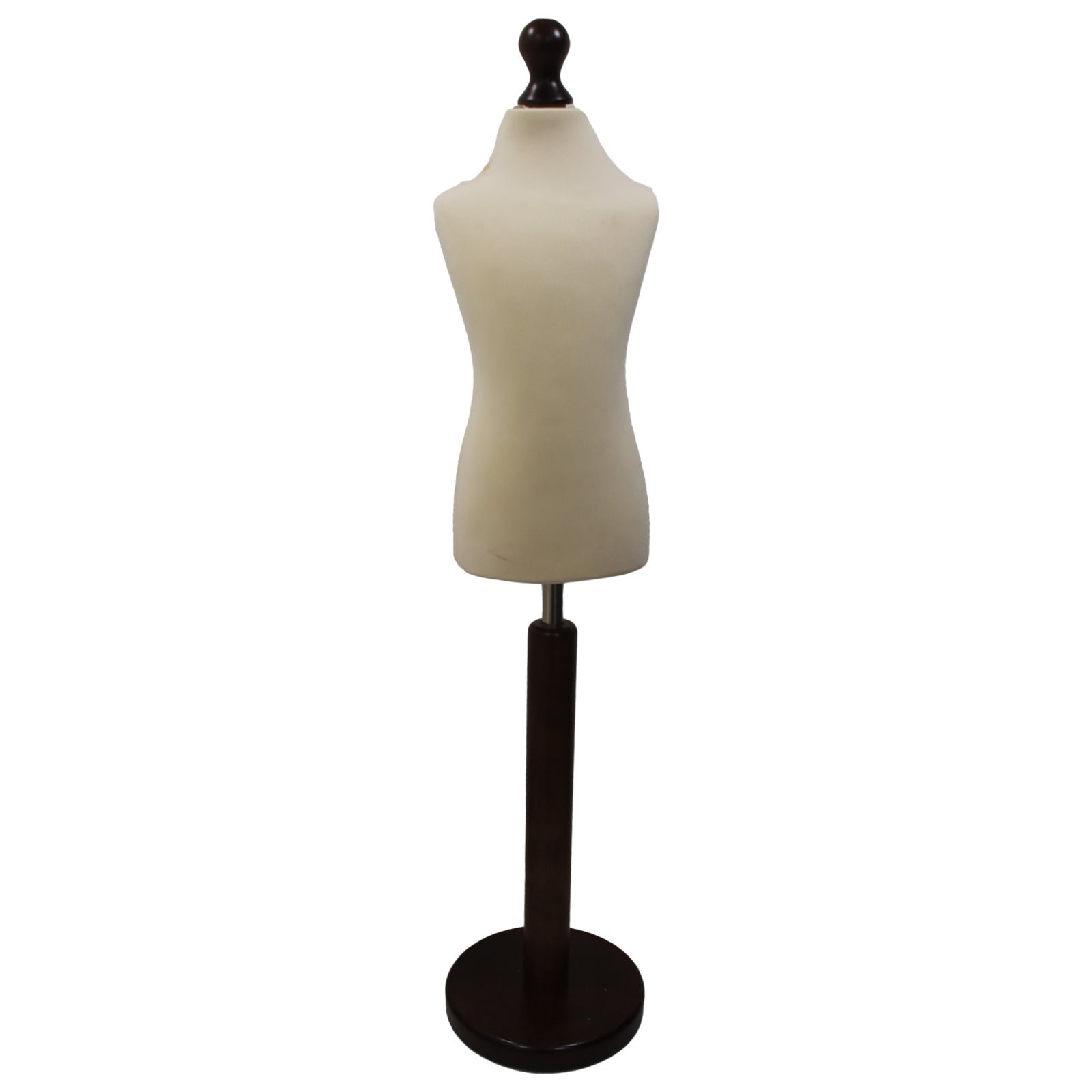 Children's Tailors dummy Age 6-8 Years Cream With Choice of Black Round Base stands