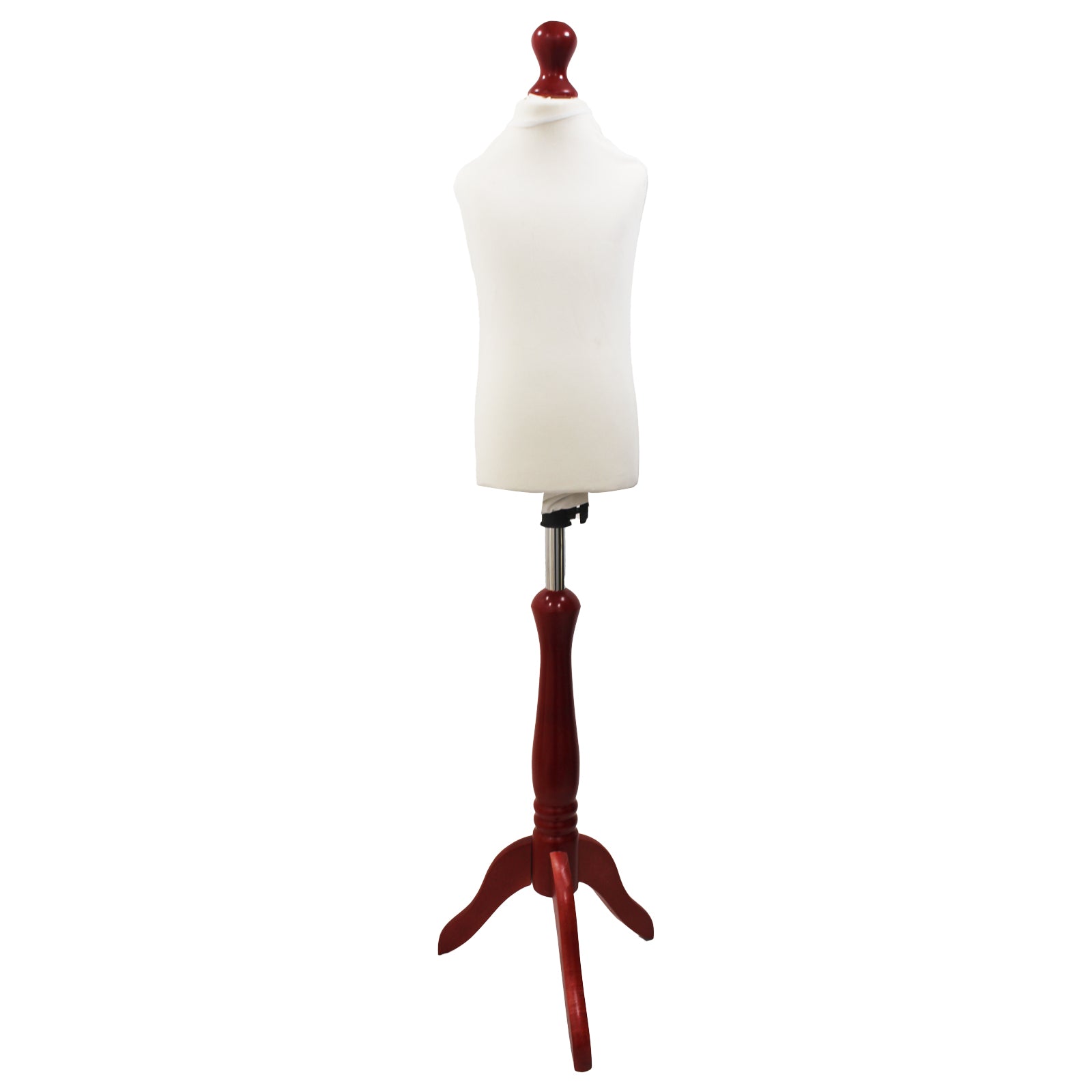 Children's Tailors Dummy Age 2-4 Years White With Choice of Redwood Tripod stands