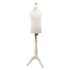 Children's Tailors Dummy Age 2-4 Years White With Choice of  white Tripod stands