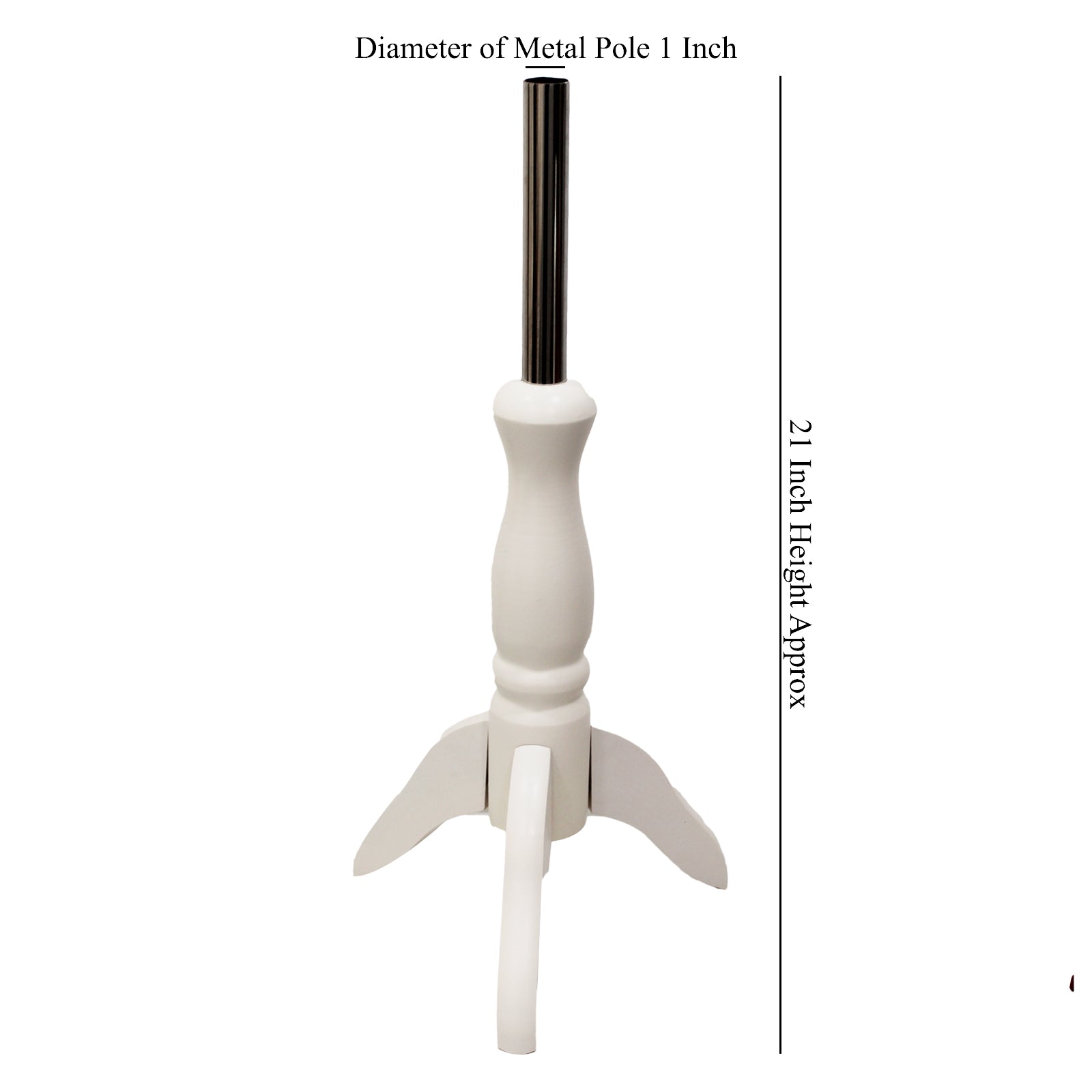 White Wooden Tripod Stand For Baby/Kids Tailor’s Dummy(Age 1 Year)