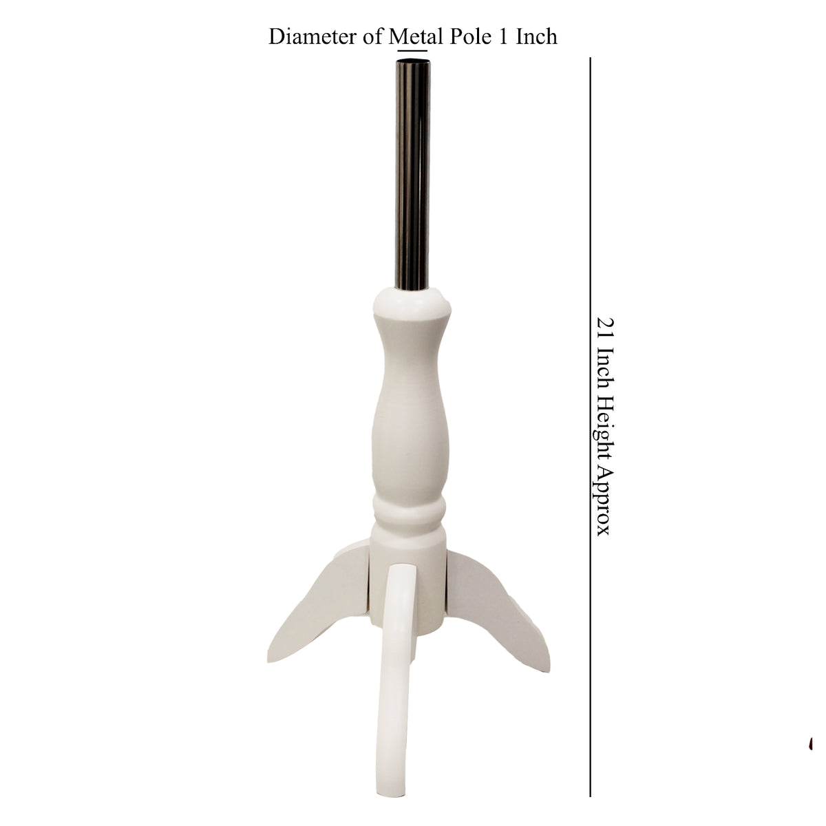White Wooden Tripod Stand For Baby/Kids Tailor’s Dummy(Age 1 Year)