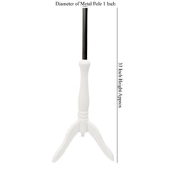 white Wooden Tripod Stand For Child Dressmakers Dummy (Age 2-12 Year)