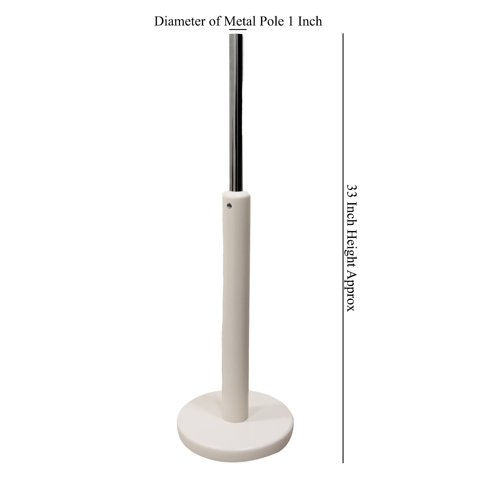 white Wood Round Base Stand For Baby/Kids Tailor’s Dummy(Age 1 Year)