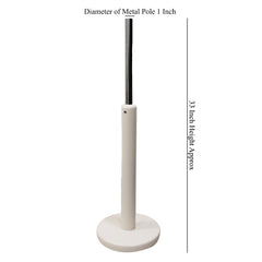 white Wood Round Base Stand For Baby/Kids Tailor’s Dummy(Age 1 Year)