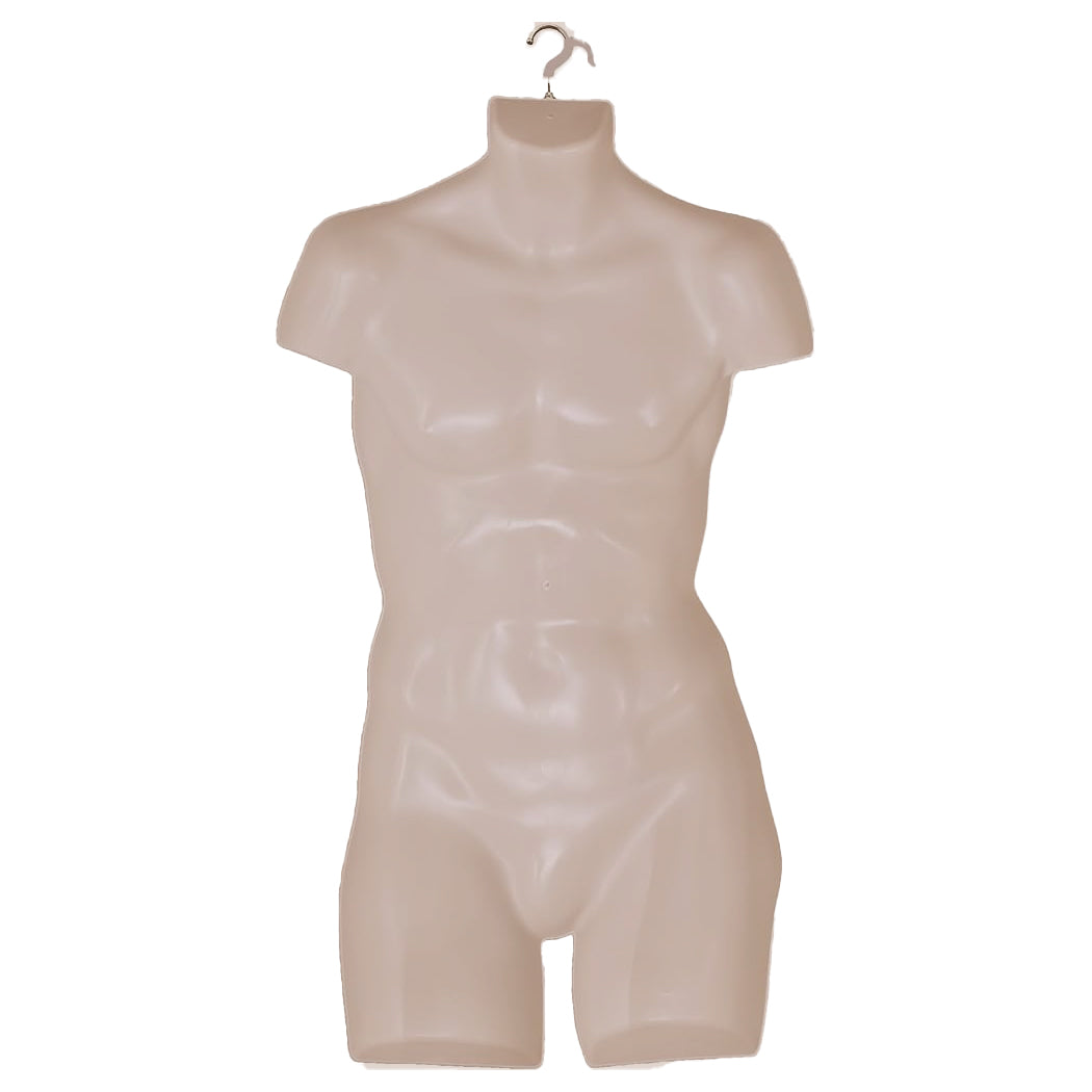 Male Full-Size Dark Skin Hanging Body Form Back