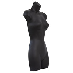 Female Full Size Black Hanging Body Form Display Mannequin right front