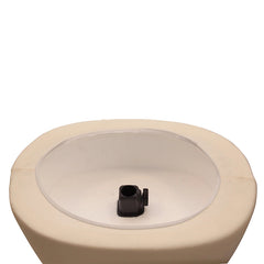 Female Cream Tailor Dummy Mannequin Torso Spare Replacement bottom side for stand