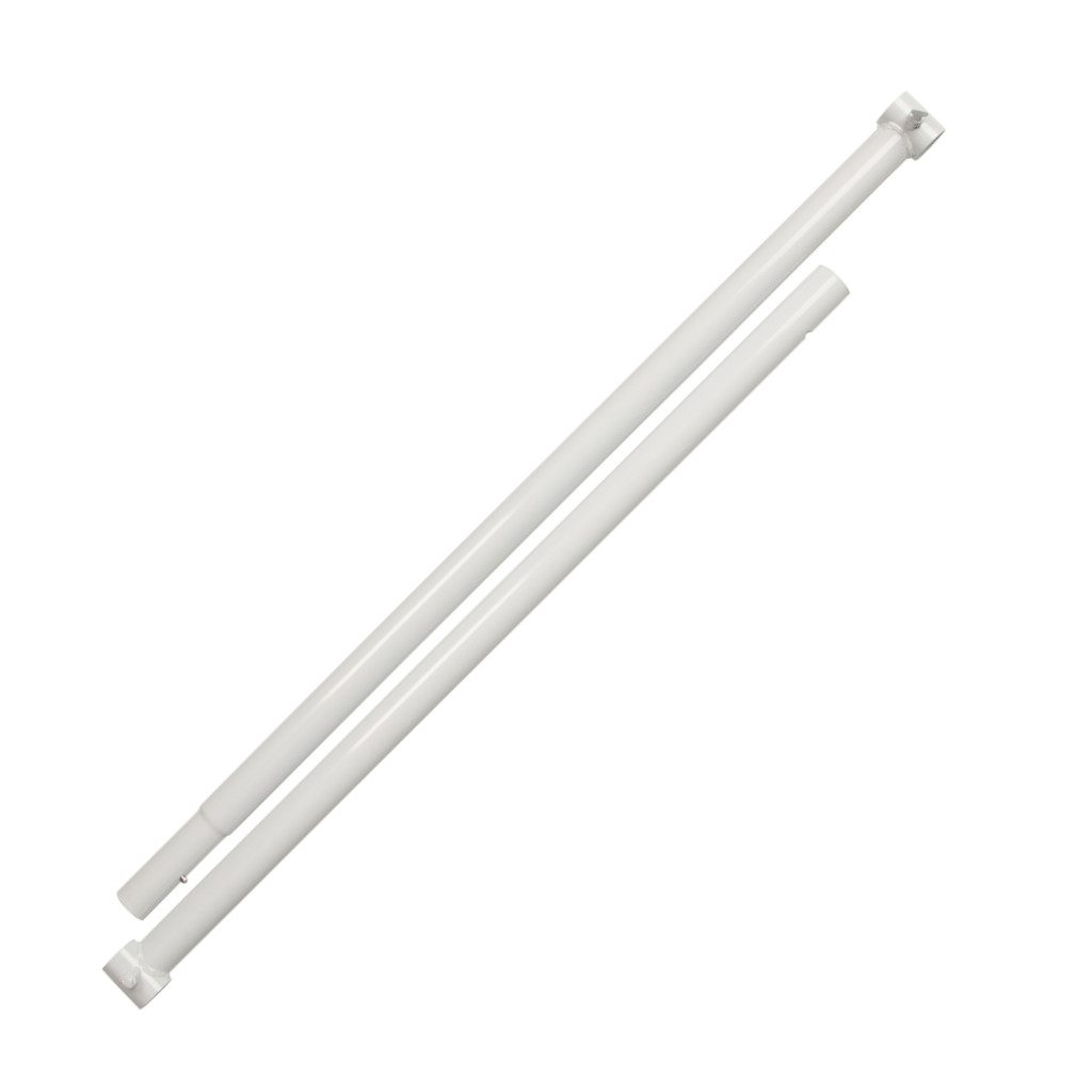 male and female pairs White Centre Bar for Heavy Duty Clothes Rail Create Double Hanging