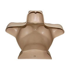Half Body 3/4 Female Dark skin Hanging Plastic Body Form Mannequin