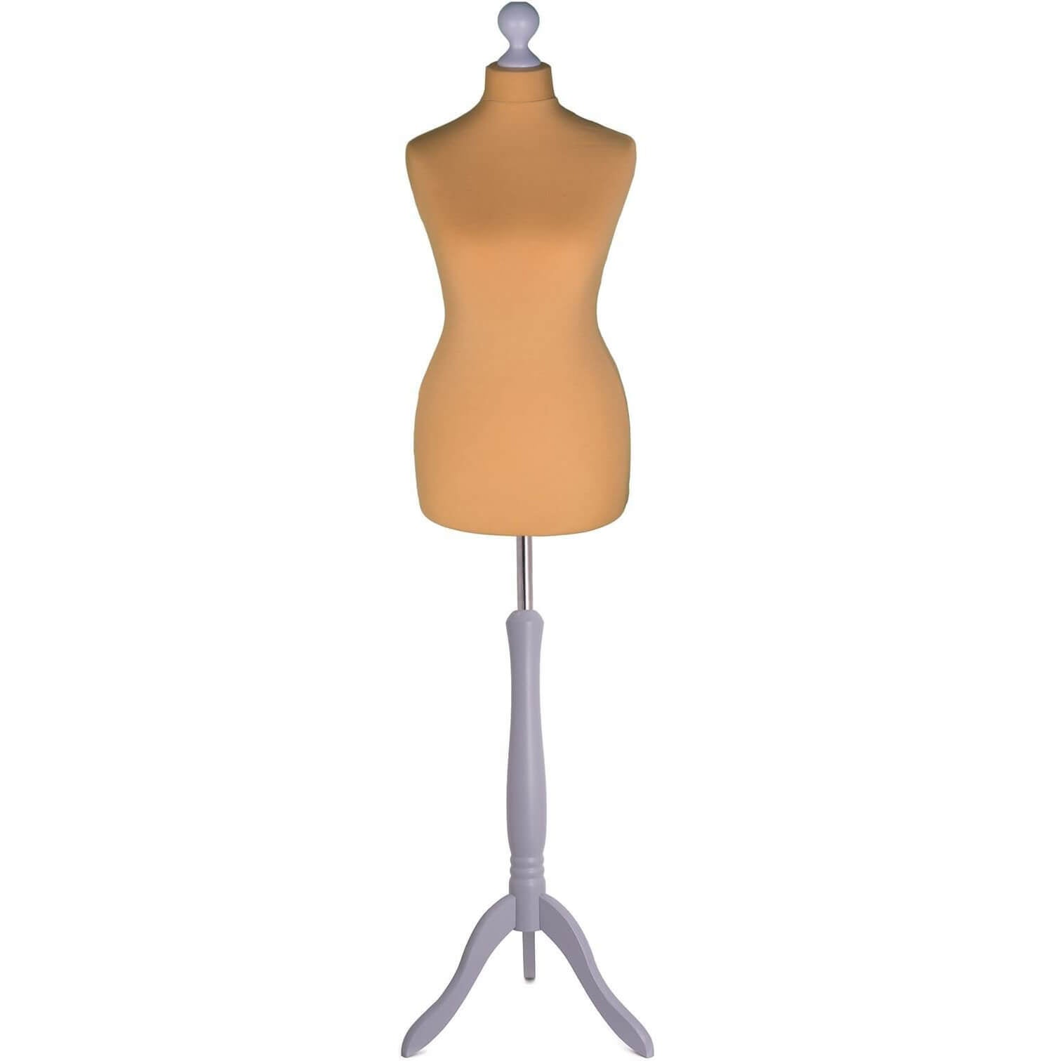 Dressmaker Mannequin Gold with silver tripod