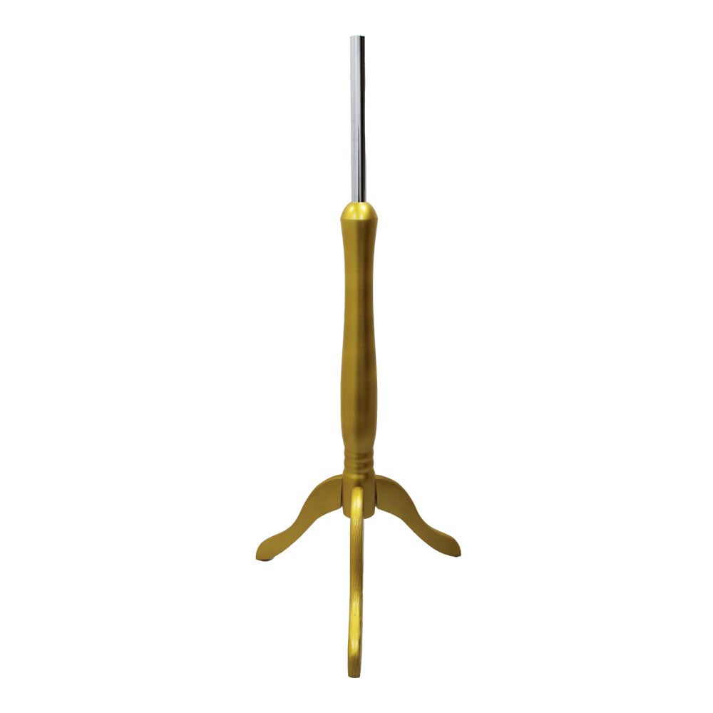 Gold Wood Tripod Base for Dressmaker Dummy Mannequin torso