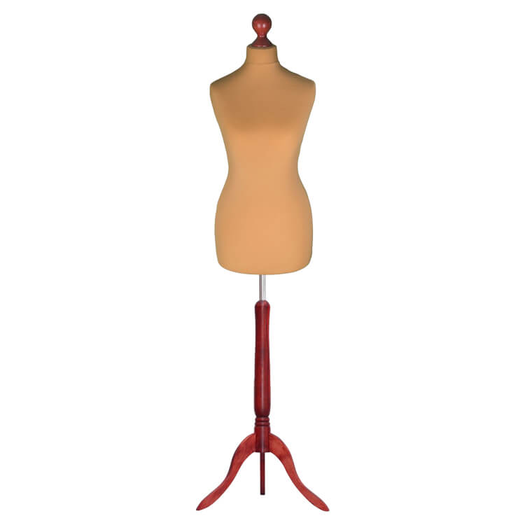 Dressmaker Mannequin Gold with red tripod