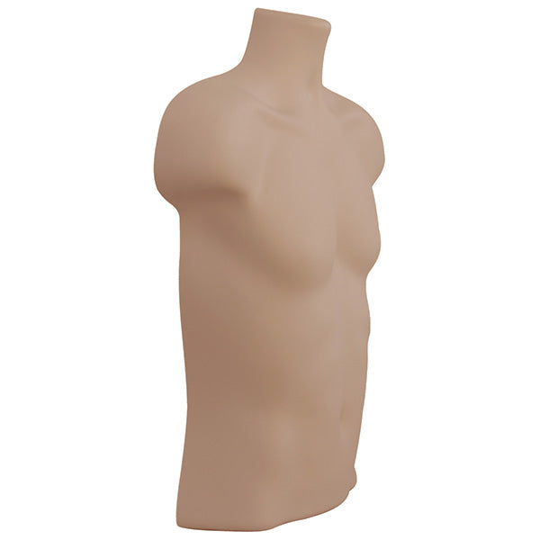 Half Body three Quarter Male Dark skin Hanging Plastic Mannequin