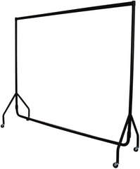 Black Heavy-Duty Clothes Rail