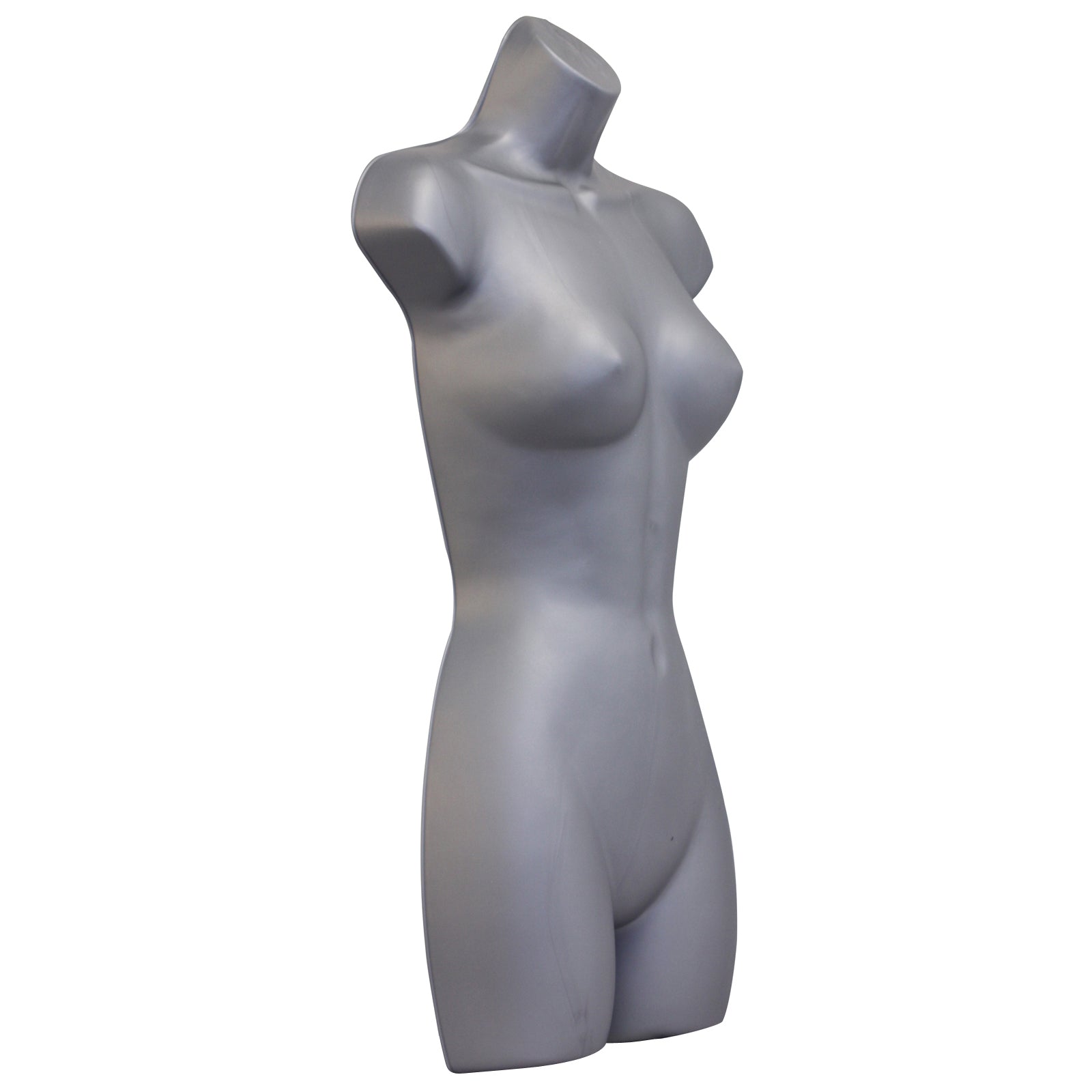 Female Full Size Silver Hanging Body Form 