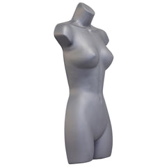 Female Full Size Silver Hanging Body Form 