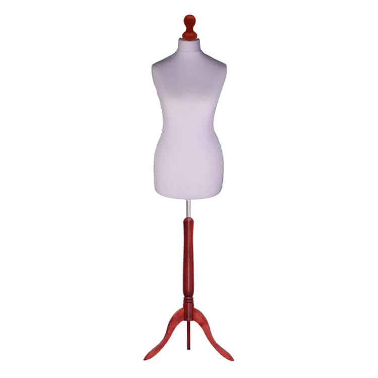 Dressmakers Mannequin with Redwood Tripod Stand