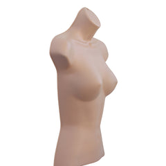 Half Body 3/4 Female Dark skin Hanging Plastic Body Form Mannequin
