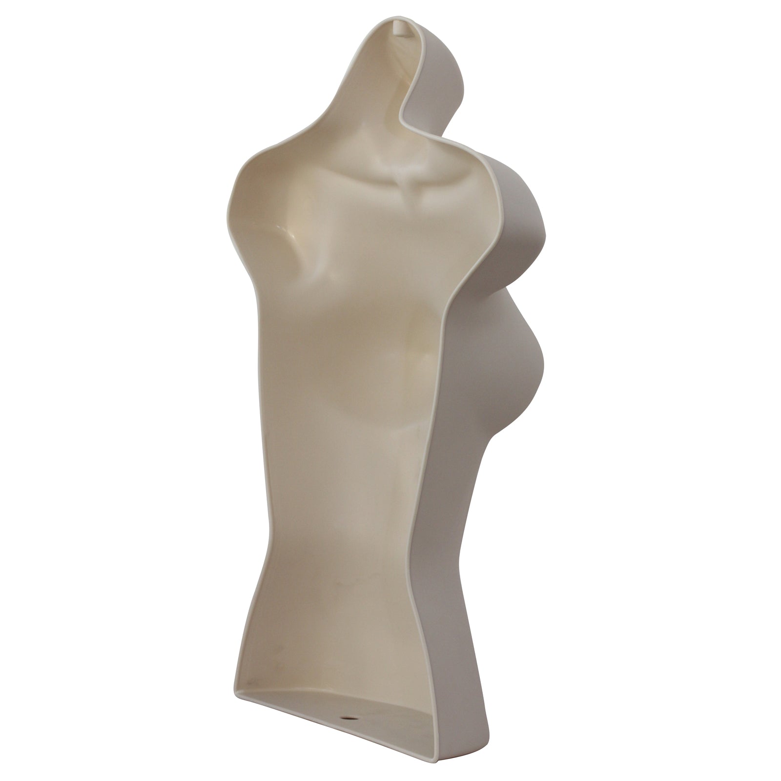 Half Body 3/4 Female Light skin Hanging Plastic Body Form Mannequin