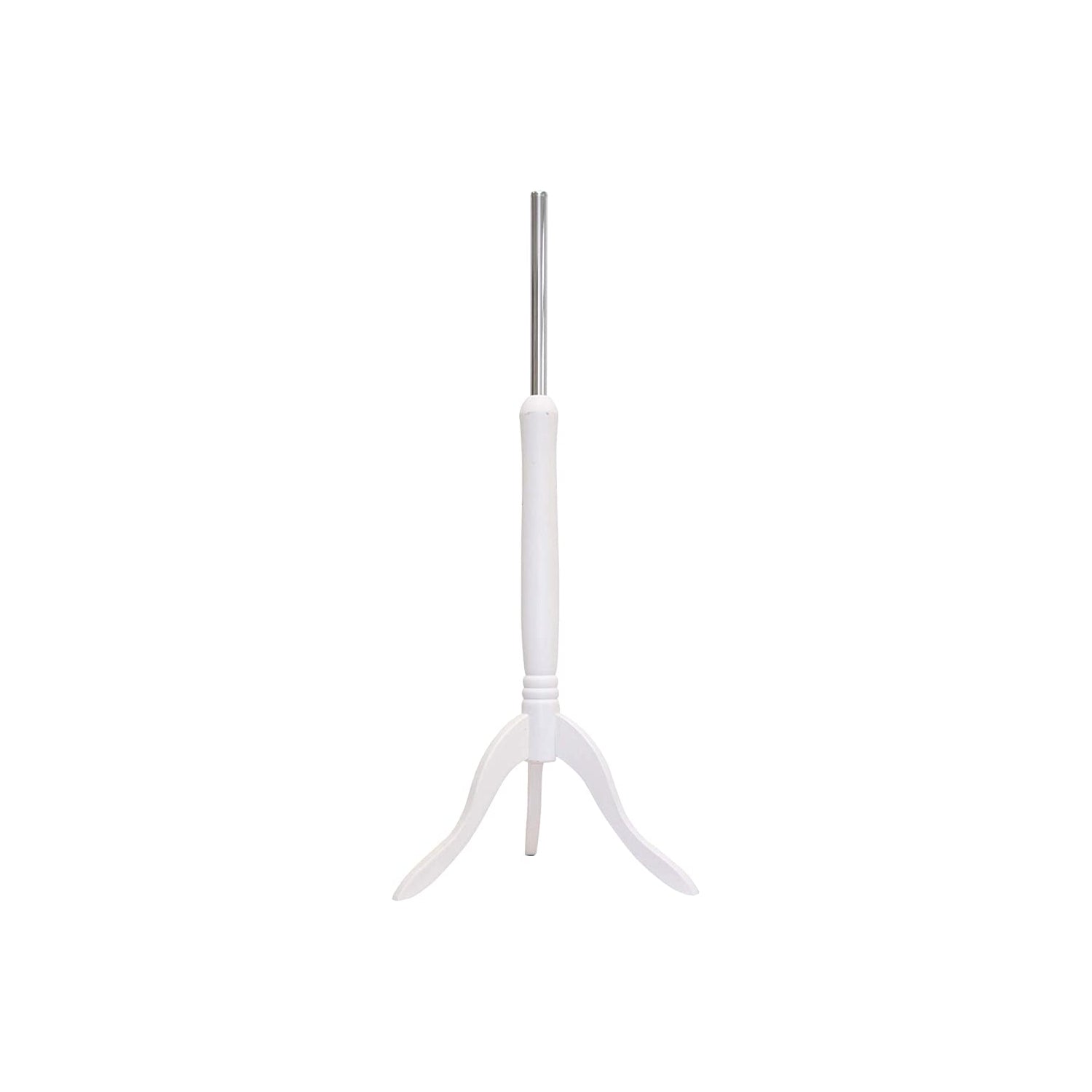 White Wood Tripod Base for Dressmaker Dummy Mannequin torso
