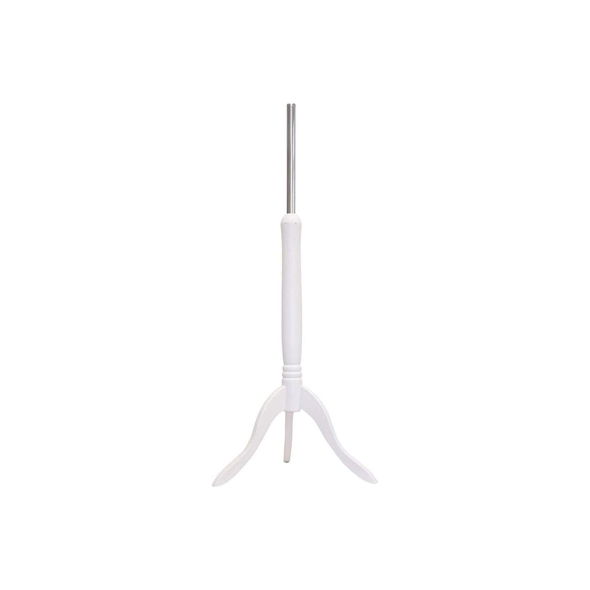 White Wood Tripod Base for Dressmaker Dummy Mannequin torso
