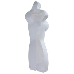 Female Full Size White Hanging Body Form Display Mannequin hollow back