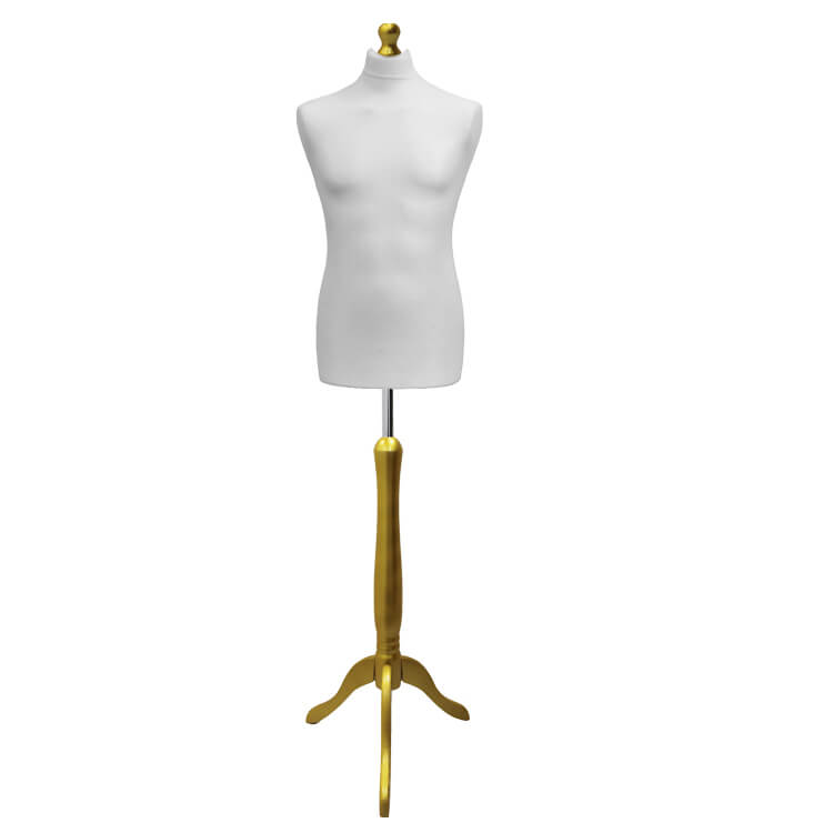 Male dressmakers dummy with Goldwood Tripod